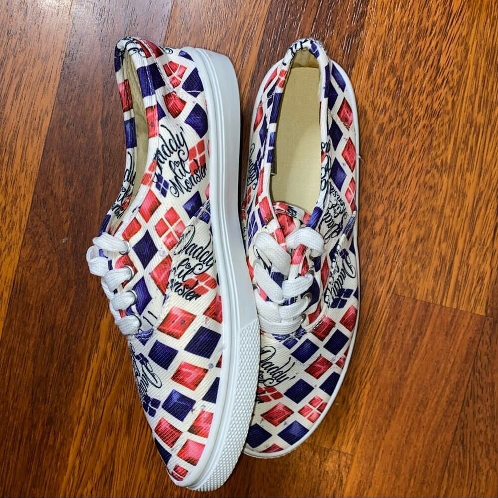 Suicide Squad Women's Tennis Shoes Daddy's Lil Monster Sneakers Size 7 ! - Picture 3 of 5